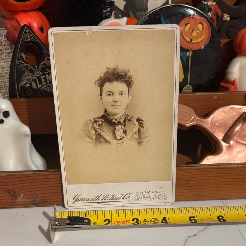 Antique Portrait of fancy woman Photograph